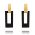 Rectangle Drop Earrings