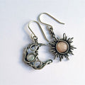 Sun Moon Earrings Women Star