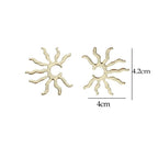 Sun Dangling Earrings for Women Star