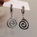 Spiral Dangle Earrings for Women