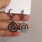 Spiral Dangle Earrings for Women