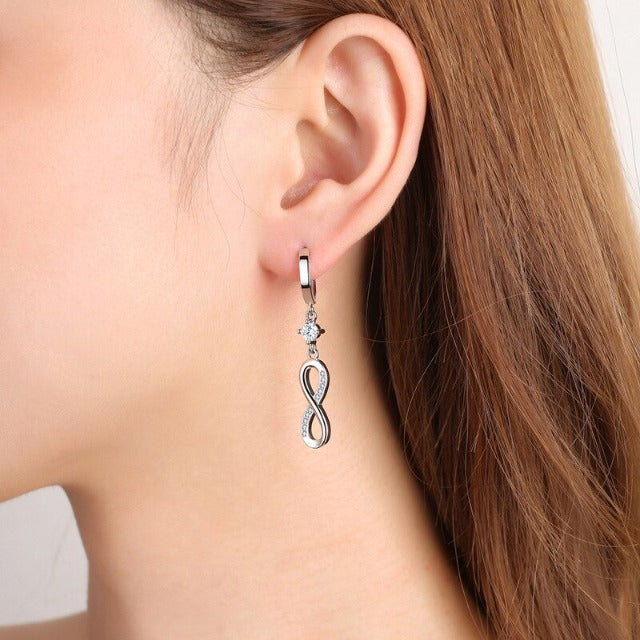 Infinity Symbol Dangle Earrings for Women