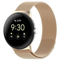 Magnetic Milanese Stainless Steel Bracelet for Google Pixel Watch 1 & 2 champagne
