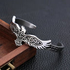 Silver Eagle Figaro Bracelet