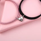 Black and Pink Couple Magnetic Bracelet