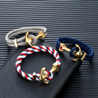 Men's anchor bracelet