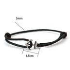 Marine anchor bracelet