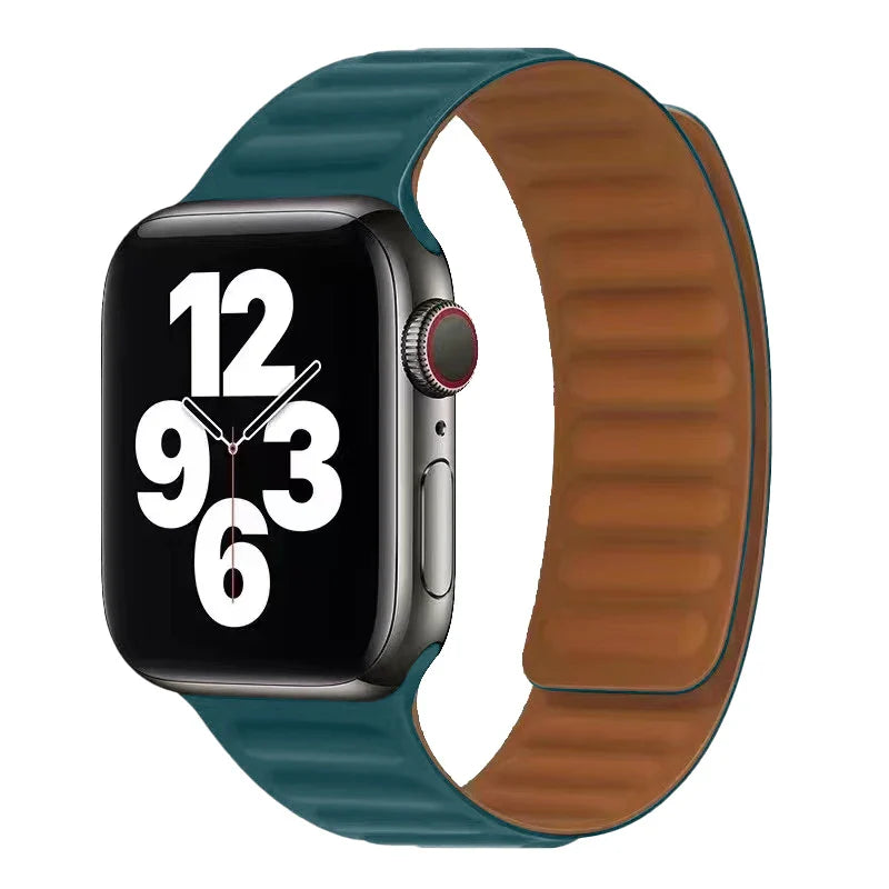 Green Magnetic Clasp Apple Watch Band