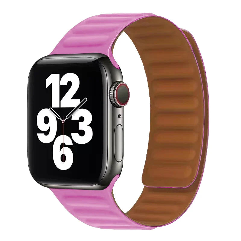 Pink Magnetic Clasp Apple Watch Band