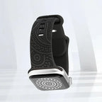 Patterned Apple Watch Band black
