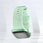 Patterned Apple Watch Band green