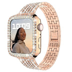 Diamond Apple Watch Bracelet for Women rose gold