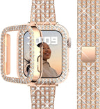 Diamond Apple Watch Bracelet for Women rose gold