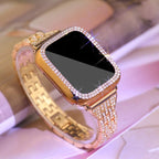 Diamond Apple Watch Bracelet for Women gold