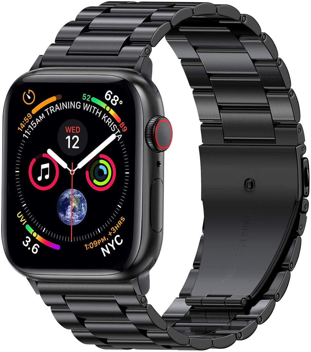 Ultra-Resistant Steel Apple Watch Band black