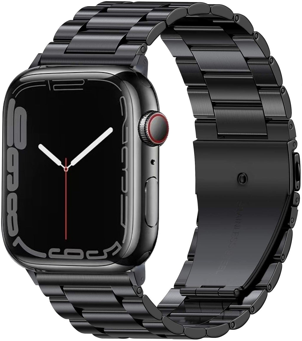 Ultra-Resistant Steel Apple Watch Band black