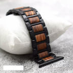 Apple Watch Wood Bracelet brown and black