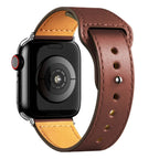 Apple Watch Leather Strap in coffee