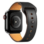 Apple Watch Leather Strap in black