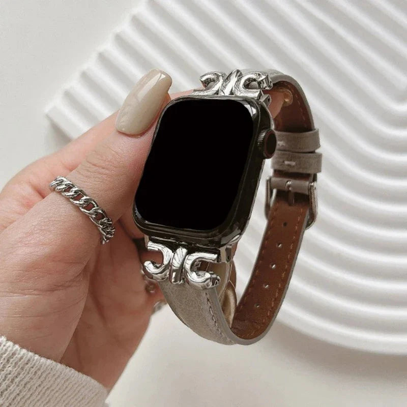 Leather Apple Watch Strap for Women 