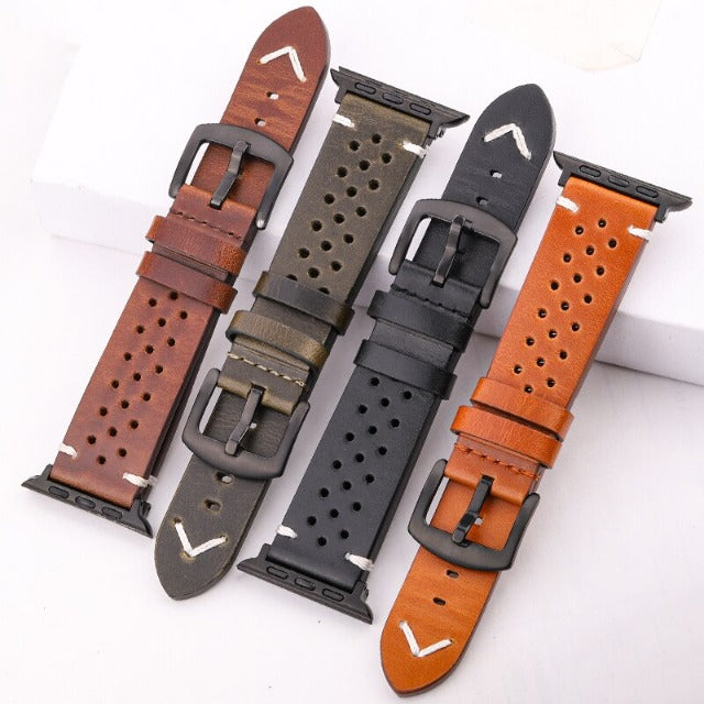 Apple Watch Strap in Genuine Leather