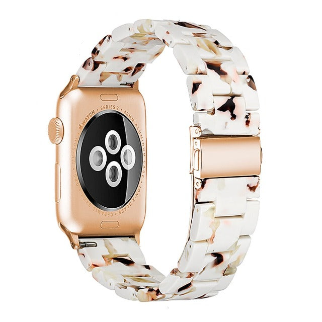 Nougat Resin Apple Watch Bracelet