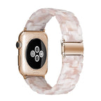 Pink Resin Apple Watch Bracelet