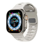 Beige Surgical Silicone Apple Watch Band
