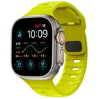Yellow Surgical Silicone Apple Watch Band