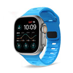 Sky Blue Surgical Silicone Apple Watch Band