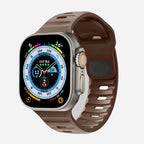 Brown Surgical Silicone Apple Watch Band