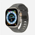 Gray Surgical Silicone Apple Watch Band