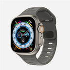 Gray Surgical Silicone Apple Watch Band