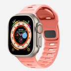 Pink Surgical Silicone Apple Watch Band