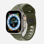 Green Surgical Silicone Apple Watch Band