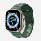 Green Surgical Silicone Apple Watch Band