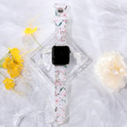 Women's Apple Watch Bracelet with Floral Print