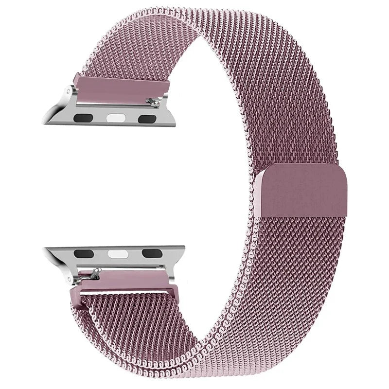 Fuchsia Magnetic Steel Apple Watch Band