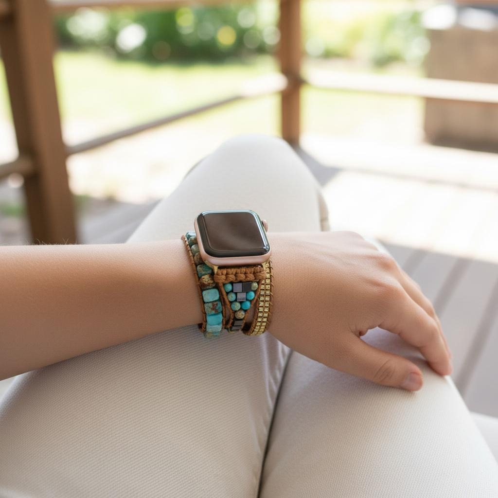 Natural Stone Apple Watch Straps