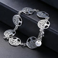 Tree of Life Bracelet Women's Sterling Silver ID Bracelet