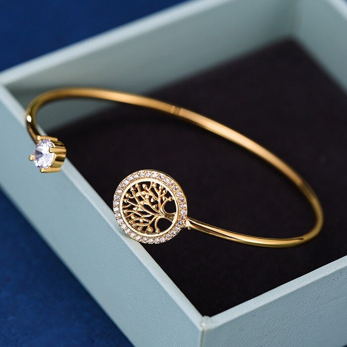 Tree of Life Bracelet Gold - Silver - Copper gold