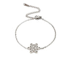 Women's Metatron's Cube Silver Bracelet