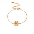 Women's Metatron's Cube Gold Bracelet