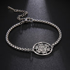 Metatron Silver Chain Bracelet