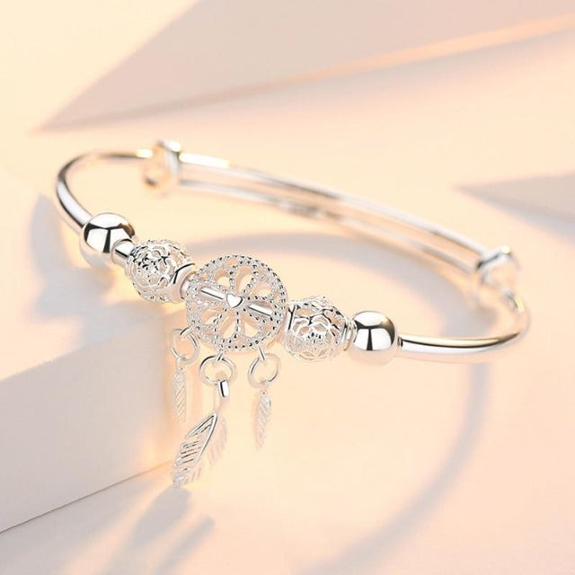 Silver Dreamcatcher Bracelet Chain