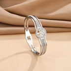 Bracelet with Tree of Life and Silver Crystal