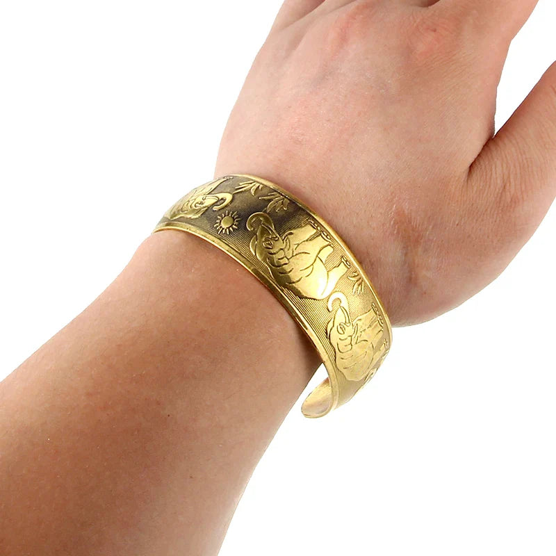 Buddhist Tibetan Elephant ID Bracelet 
