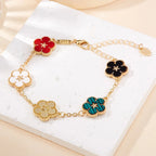 Multicolored Flower Bracelet for Women
