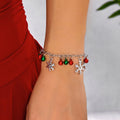 Bracelet with Snowflakes and Christmas Balls