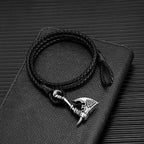 Bracelet with black Viking Axe